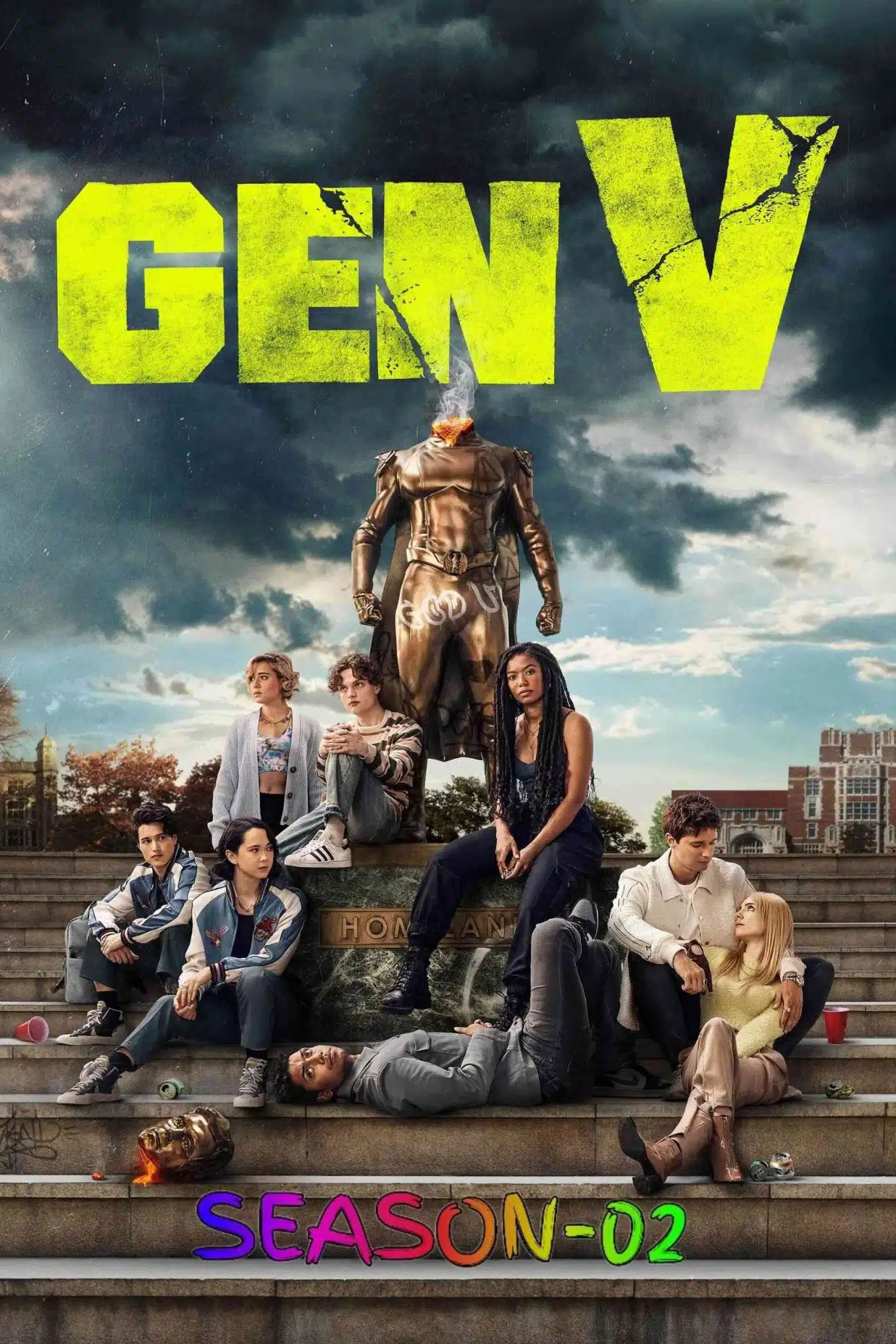 Free Gen V S02 (2025) (Hindi + English) Dual Audio Completed Web Series HEVC ESub